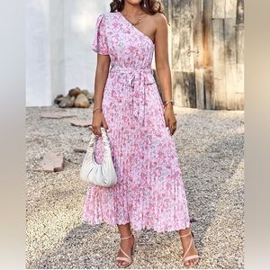 One shoulder women’s dress